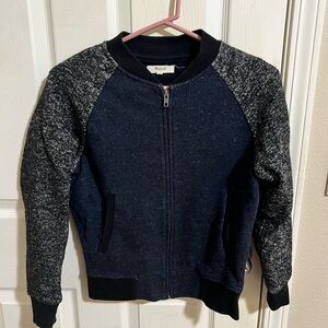 Thick zip up sweater